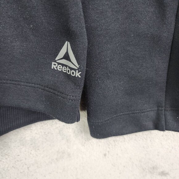 Mens Black Reebok Speedwick Sweatshirt Long Sleeve Crew Neck Size XL - Picture 5 of 12